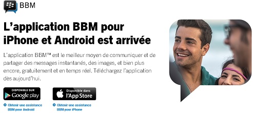 BBM - Version Android du client de messagerie Blackberry disponible ...
